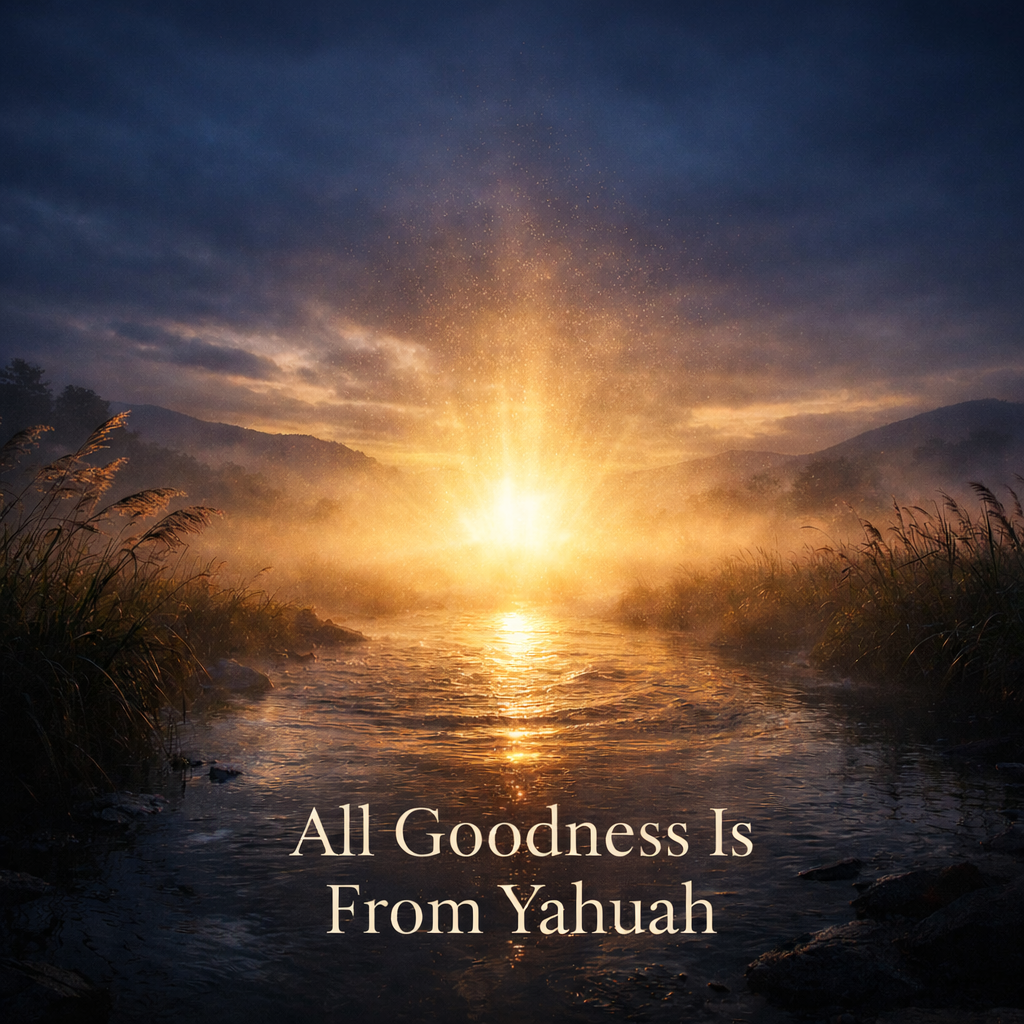 All Goodness Is From Yahuah